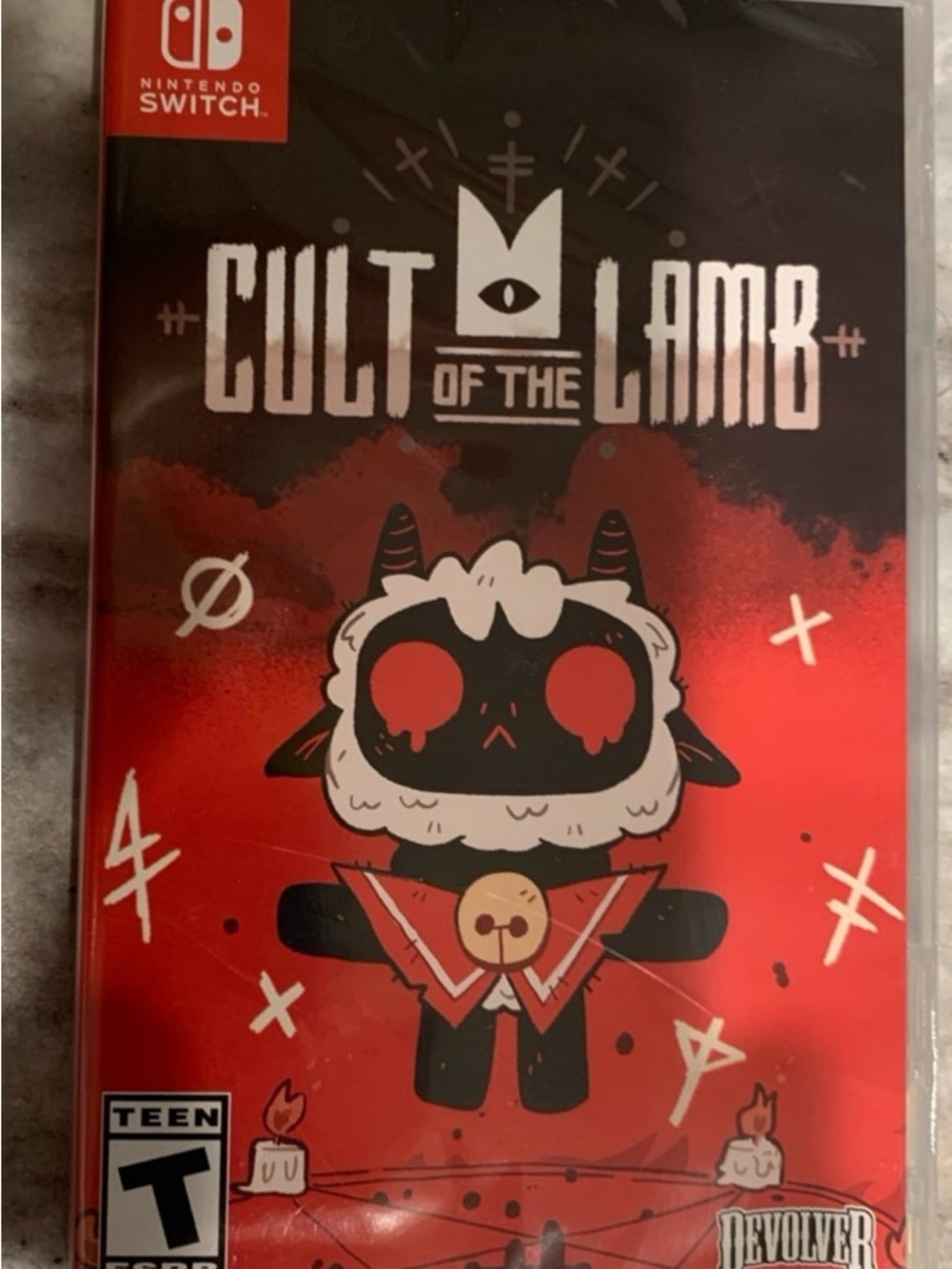 Nintendo Cult of the Lamb Game - Red & Black Cover*SEALED*